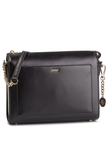 DKNY Дамска чанта Bryant Med Box Cbody R74E3005 Blk/Gold BGD - Mera.bg