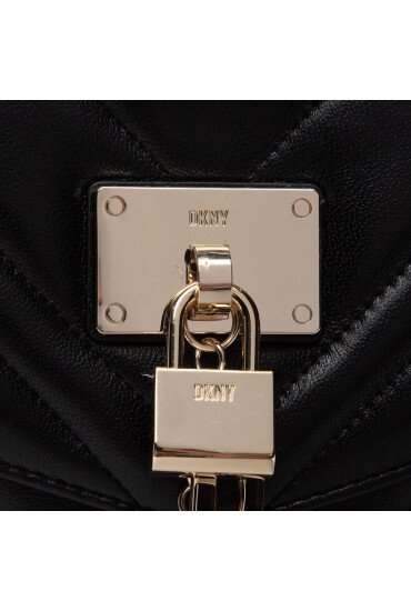 DKNY Дамска чанта Elissa Lg Shoulder B R223B281 Blk/Gold BGD - Mera.bg