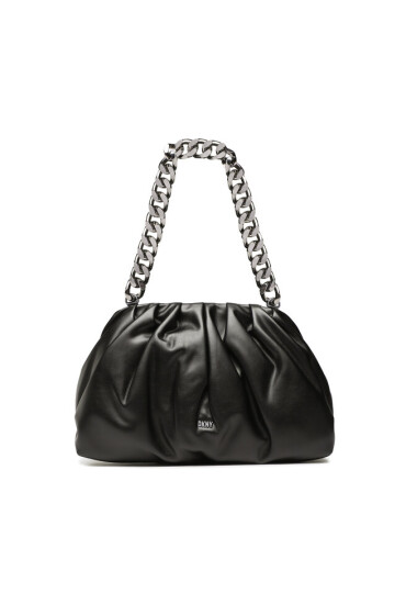DKNY Дамска чанта Presley Shoulder Bag R23GZR23 Blk/Gunmetal 16 - Mera.bg