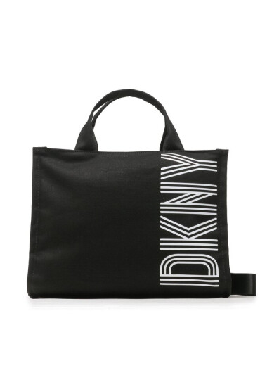 DKNY Дамска чанта Noa Md Tote R31AGX21 Black/Silver BSV - Mera.bg