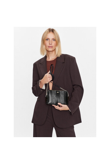 DKNY Дамска чанта Bryant Dome Crossbody R23E4655 Bk Logo/Bk XLB - Mera.bg