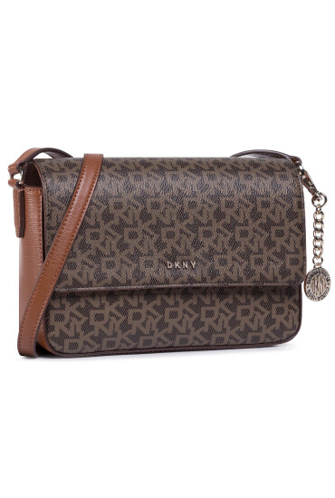 DKNY Дамска чанта Bryant Md Flap Xbody R82EJ467 Кафяв - Mera.bg