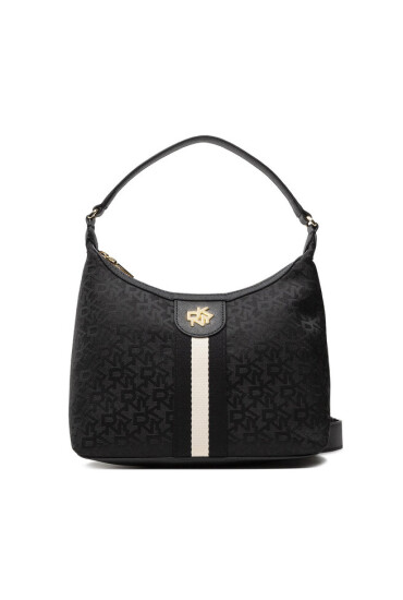 DKNY Дамска чанта Carol Md Pouchettte R14HFQ12 Bk Logo/Bk XLB - Mera.bg