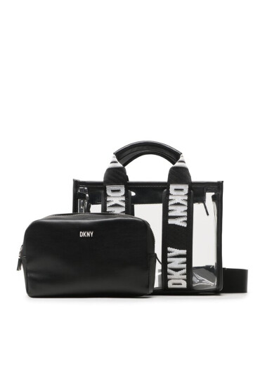 DKNY Дамска чанта Cassie Tote Cbody R31EZQ14 Clear Black C8K - Mera.bg