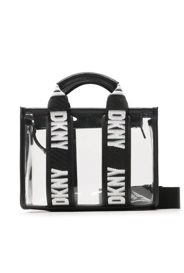 DKNY Дамска чанта Cassie Tote Cbody R31EZQ14 Clear Black C8K - Mera.bg