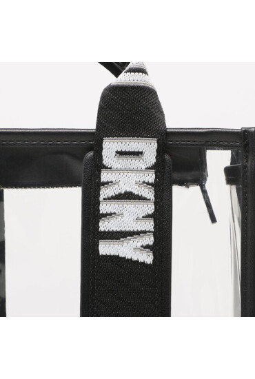 DKNY Дамска чанта Cassie Tote Cbody R31EZQ14 Clear Black C8K - Mera.bg