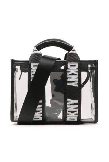 DKNY Дамска чанта Cassie Tote Cbody R31EZQ14 Clear Black C8K - Mera.bg