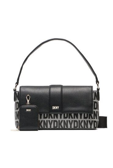 DKNY Дамска чанта Chriselle Flap Demi R33H2Z18 Bk Logo-Bk XLB - Mera.bg