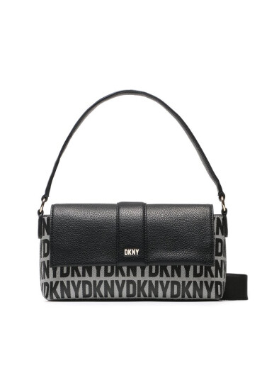 DKNY Дамска чанта Chriselle Flap Demi R33H2Z18 Bk Logo-Bk XLB - Mera.bg