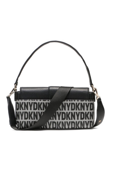 DKNY Дамска чанта Chriselle Flap Demi R33H2Z18 Bk Logo-Bk XLB - Mera.bg