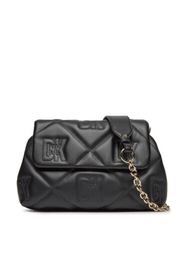 DKNY Дамска чанта Crosstown Md Flap Cb R33EKY50 Blk/Gold BGD - Mera.bg