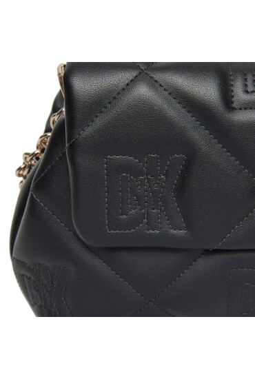 DKNY Дамска чанта Crosstown Md Flap Cb R33EKY50 Blk/Gold BGD - Mera.bg