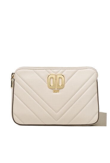 DKNY Дамска чанта Delphine Dbl Zip Cbo R23EBG29 Екрю - Mera.bg
