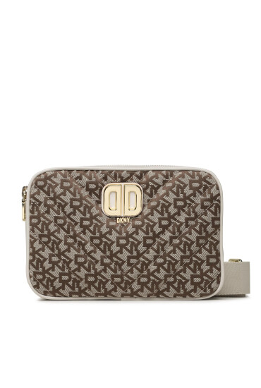 DKNY Дамска чанта Delphine Dbl Zip Cbo R23EFG29 Chin/Pabble 2ZK - Mera.bg