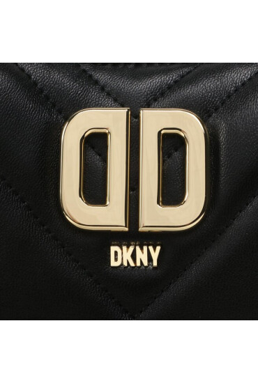 DKNY Дамска чанта Delphine Tz Demi R31EBW92 Blk/Gold BGD - Mera.bg