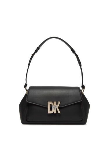 DKNY Дамска чанта Downtown Sm Shoulder R333KY85 Blk/Gold BGD - Mera.bg