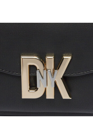 DKNY Дамска чанта Downtown Sm Shoulder R333KY85 Blk/Gold BGD - Mera.bg