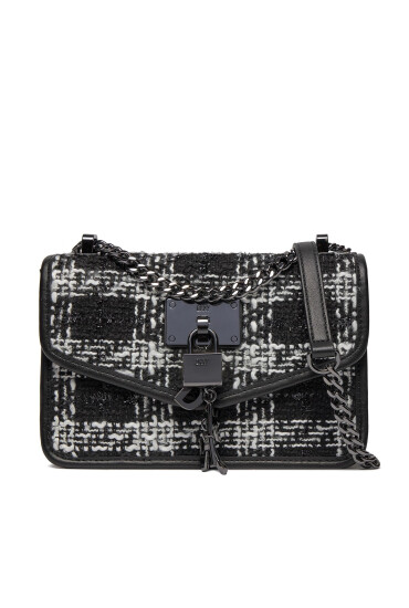 DKNY Дамска чанта Elissa Sm Flap Shoul R333RC81 Черен - Mera.bg