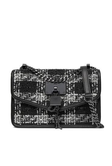 DKNY Дамска чанта Elissa Sm Flap Shoul R333RC81 Черен - Mera.bg