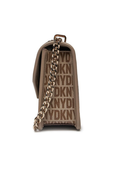 DKNY Дамска чанта Elissa Sm Flap Shoul R3432C81 Кафяв - Mera.bg