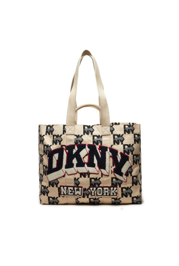 DKNY Дамска чанта Heart Of Ny Large Tote R41AYF01 Бежов - Mera.bg