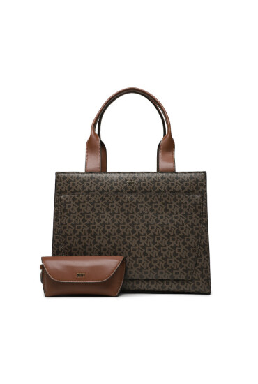 DKNY Дамска чанта Jeanne Tote R31AJX14 Mocha/Crml D3E - Mera.bg