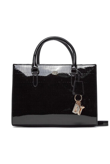 DKNY Дамска чанта Perri Box Satchel R33DXY94 Blk/Gold BGD - Mera.bg