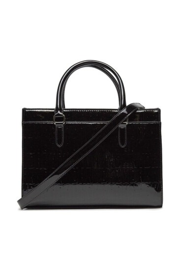 DKNY Дамска чанта Perri Box Satchel R33DXY94 Blk/Gold BGD - Mera.bg