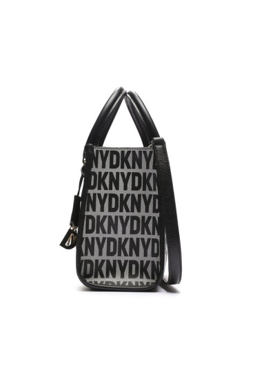 DKNY Дамска чанта Perri Box Satchel R33DYY94 Bk Logo-Bk XLB - Mera.bg