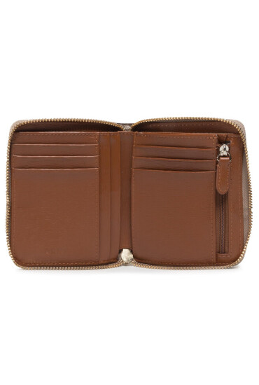 DKNY Голям дамски портфейл Bryant Sm Zip Aroun R831J656 Бежов - Mera.bg