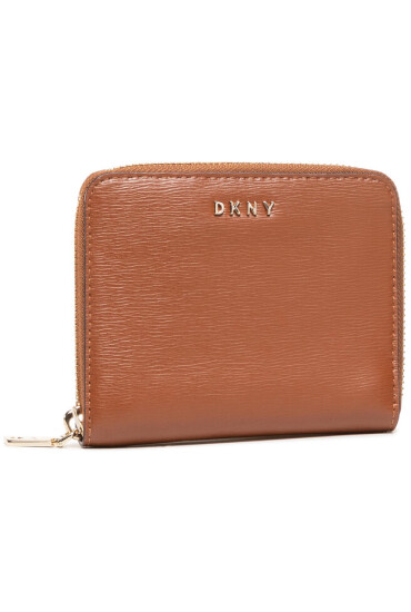 DKNY Голям дамски портфейл Bryant-Sm Zip Around R8313656 Кафяв - Mera.bg