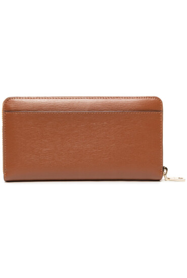 DKNY Голям дамски портфейл Bryant New Zip Around R8313658 Caramel 237 - Mera.bg