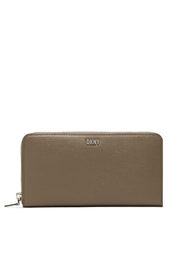 DKNY Голям дамски портфейл Bryant-New Zip Aroun R8313658 Tuffle TRF - Mera.bg