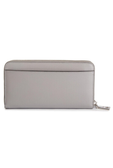 DKNY Голям дамски портфейл Bryant New Zip Around R8313658 Grey Melange GRG - Mera.bg