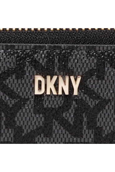 DKNY Голям дамски портфейл Bryant Sm Zip Aroun R831J656 Черен - Mera.bg