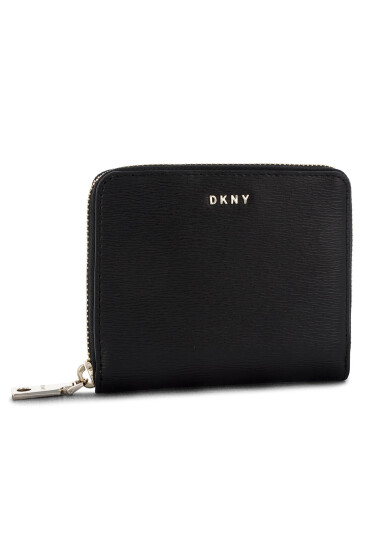 DKNY Голям дамски портфейл Bryant Sm Zip Around R8313656 Черен - Mera.bg