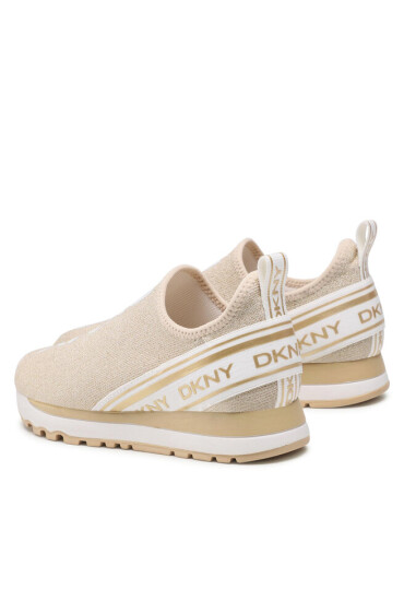 DKNY Сникърси Jay-Slip On Snake K1254231 Met Knit/Elas Platino/Wt UP6 - Mera.bg