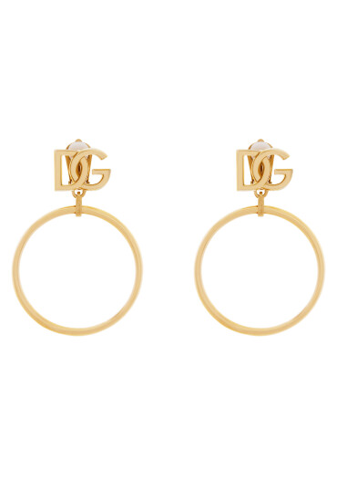 Dolce&Gabbana Обеци с клипс WEQ6M3 W1111 ZOO00 Златист - Mera.bg