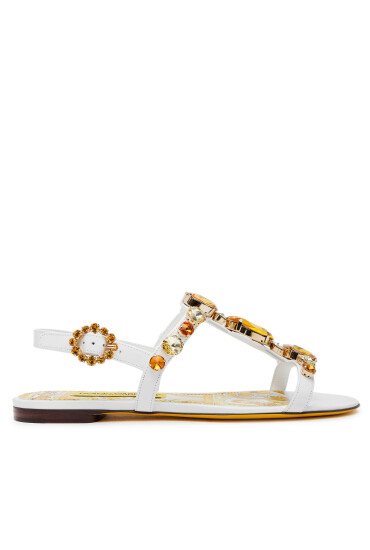 Dolce&Gabbana Сандали CQ0601 AT848 Бял - Mera.bg