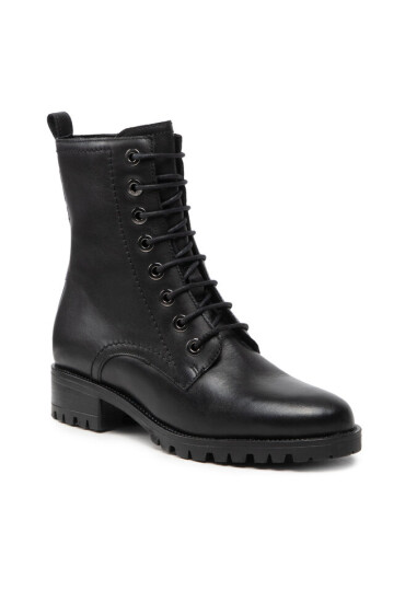 Dune London Боти Cleated Hiker Boot 0092501020013484 Black Leather - Mera.bg