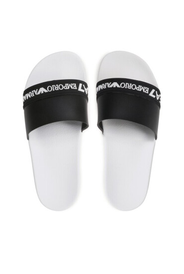 EA7 Emporio Armani Чехли XCP011 XK277 D611 White/Black - Mera.bg