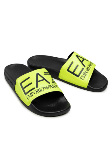 EA7 Emporio Armani Чехли XCP001 XCC22 N473 Yelow Fluo/Irongate - Mera.bg