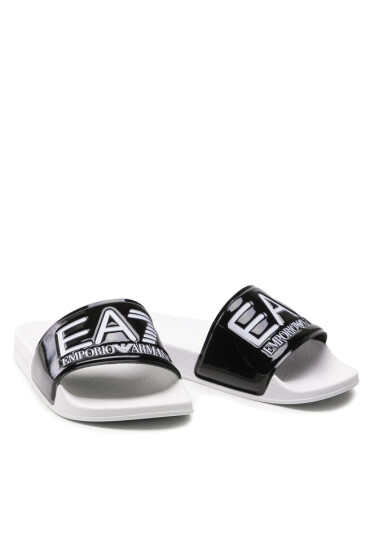 EA7 Emporio Armani Чехли XCP001 XCC22 Q655 Shiny Black/White - Mera.bg