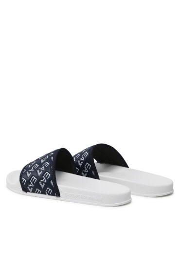 EA7 Emporio Armani Чехли XCP010 XK340 N091 White/Navy - Mera.bg