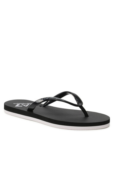 EA7 Emporio Armani Джапанки XFQ012 XK085 A120 Black/White - Mera.bg