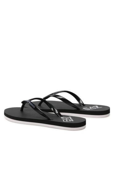 EA7 Emporio Armani Джапанки XFQ012 XK085 A120 Black/White - Mera.bg