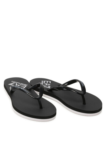 EA7 Emporio Armani Джапанки XFQ012 XK085 A120 Black/White - Mera.bg