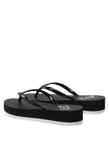 EA7 Emporio Armani Джапанки XFQ013 XK085 A120 Black/White - Mera.bg