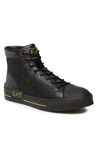 EA7 Emporio Armani Кецове X8Z037 XK294 M701 Triple Black/Gold - Mera.bg
