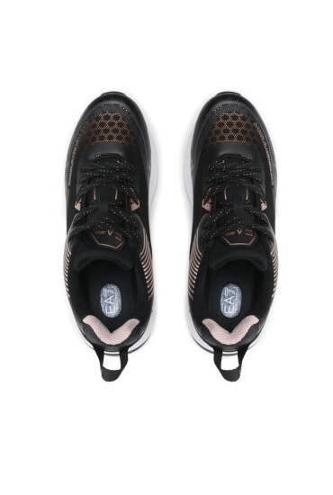 EA7 Emporio Armani Сникърси X8X093 XK238 R699 Black/Rose Gold - Mera.bg